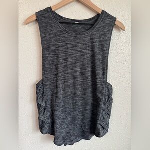 Lululemon Athletica Var-City Muscle Tank Heathered Gray Size 8